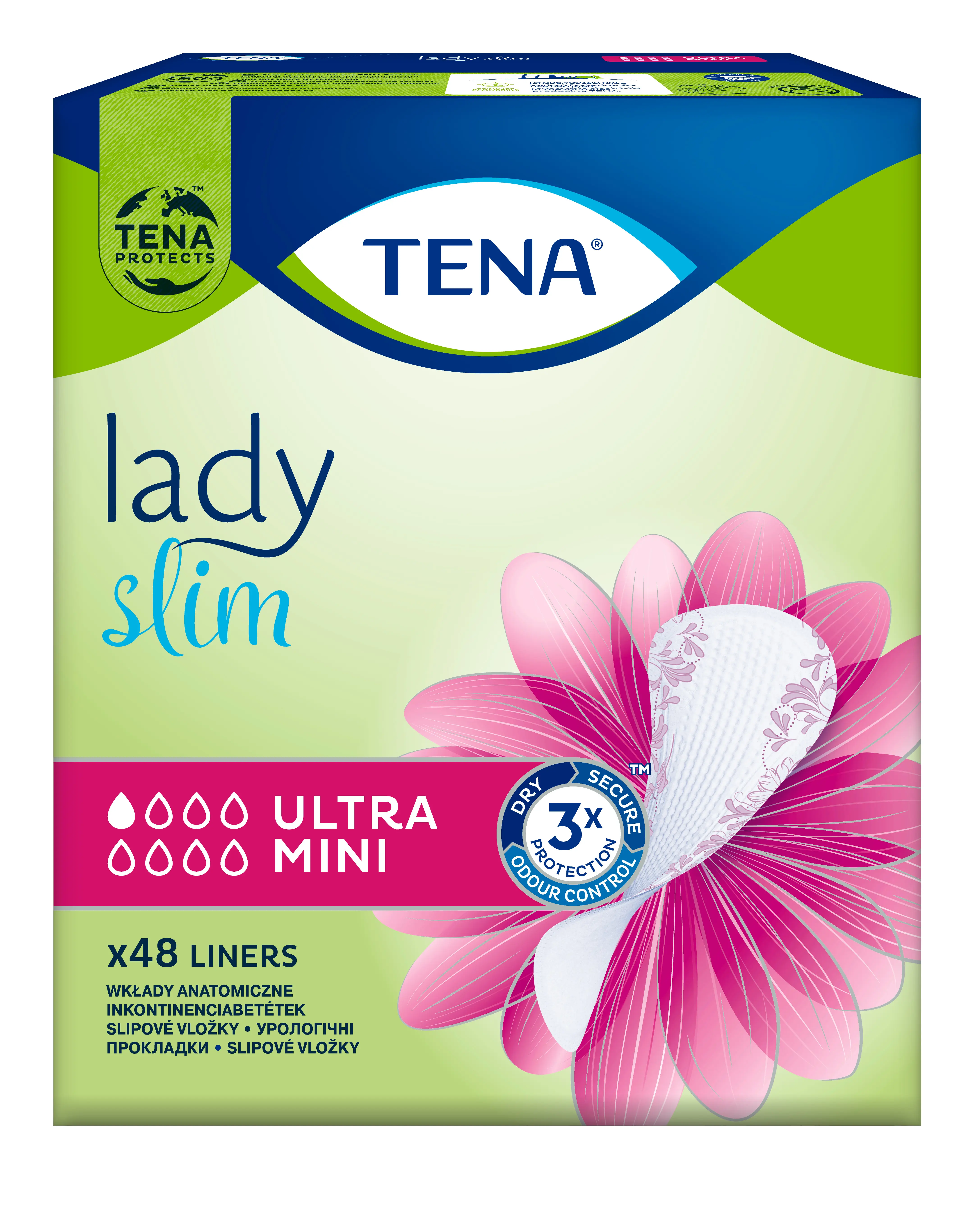 TENA Lady Slim Ultra Mini inkontinenční vložky 48 ks