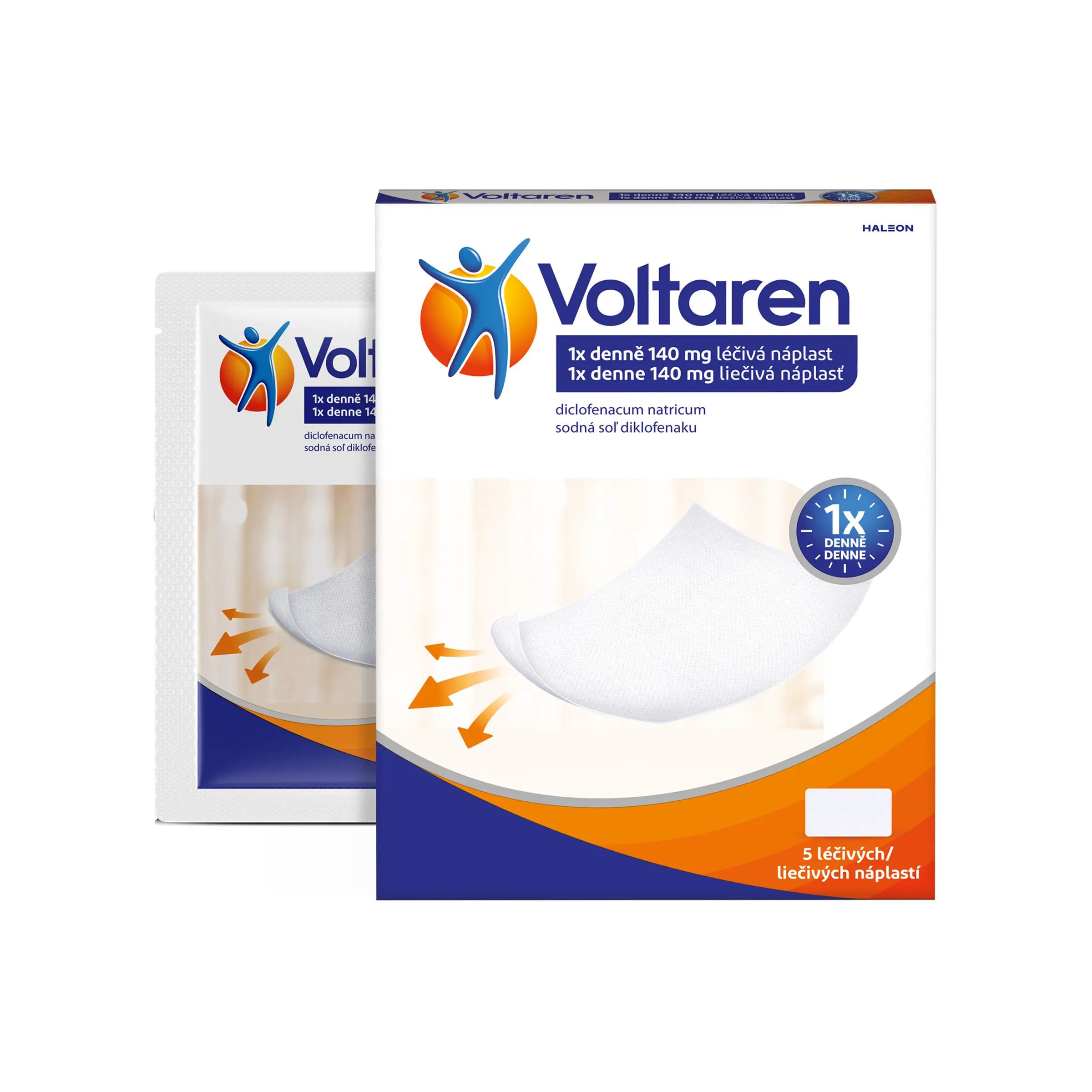 Voltaren 140 mg Léčivá náplast 140 mg emp.med.5