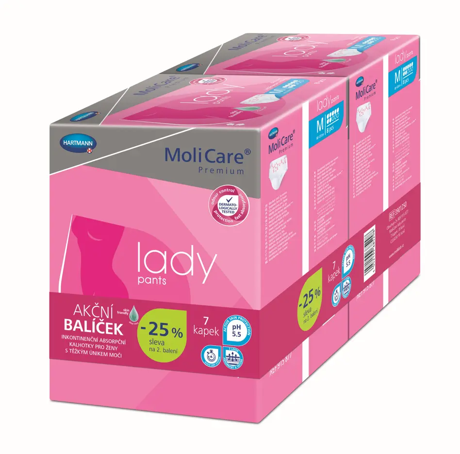 MoliCare Lady Pants 7 kapek M 2x8 ks