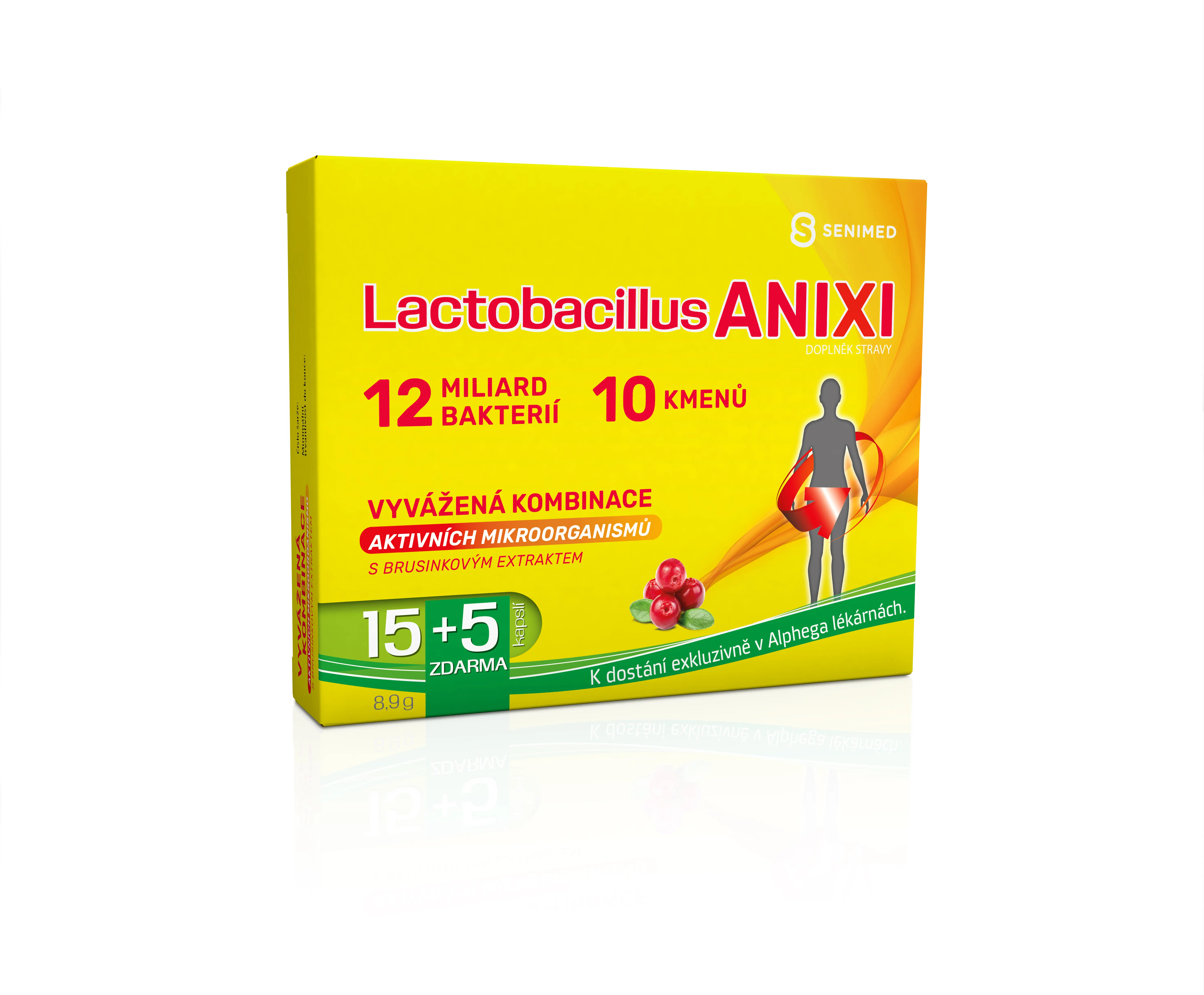 Lactobacillus ANIXI 15+5 kapslí