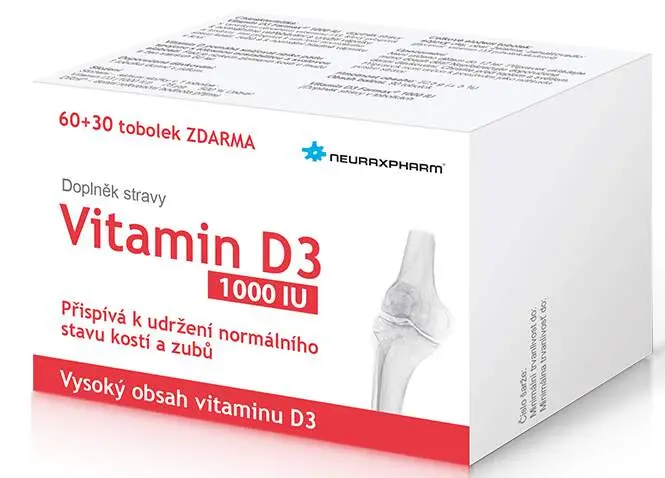 Vitamin D3 1000IU 60+30 tobolek