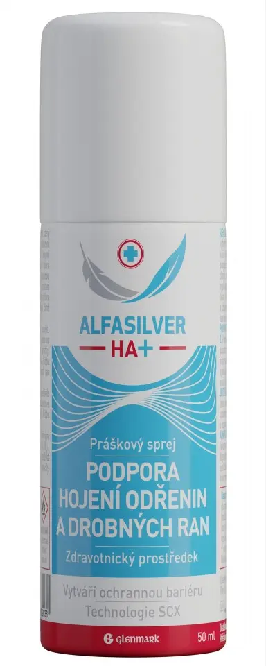 Alfasilver HA+ práškový sprej 50 ml