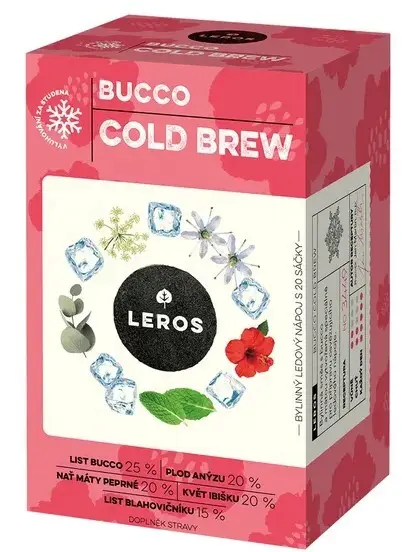 Leros Cold brew bucco&máta 20 x 1,5 g