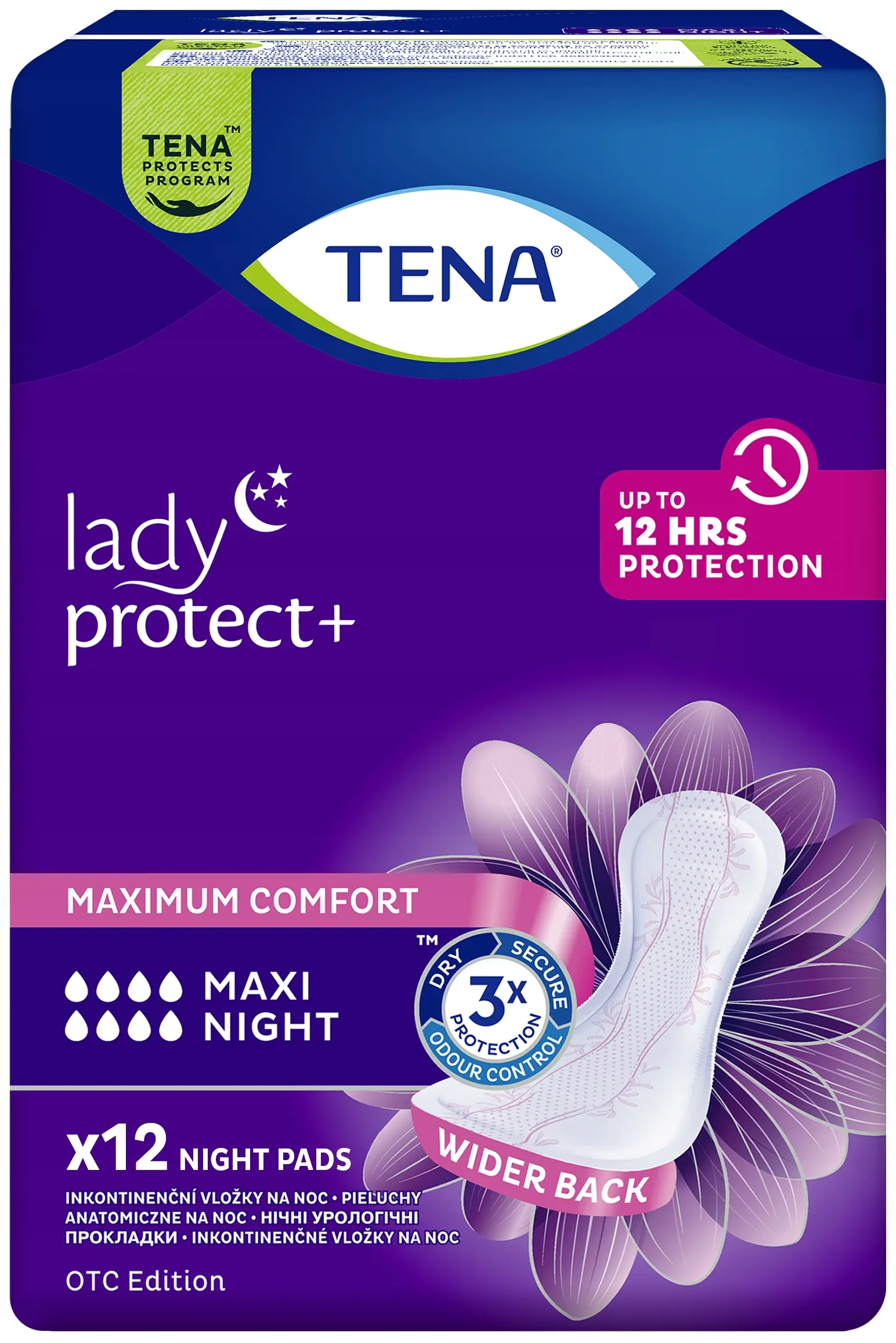 Tena Lady Protect absorpční vložky 1020 ml 12 ks