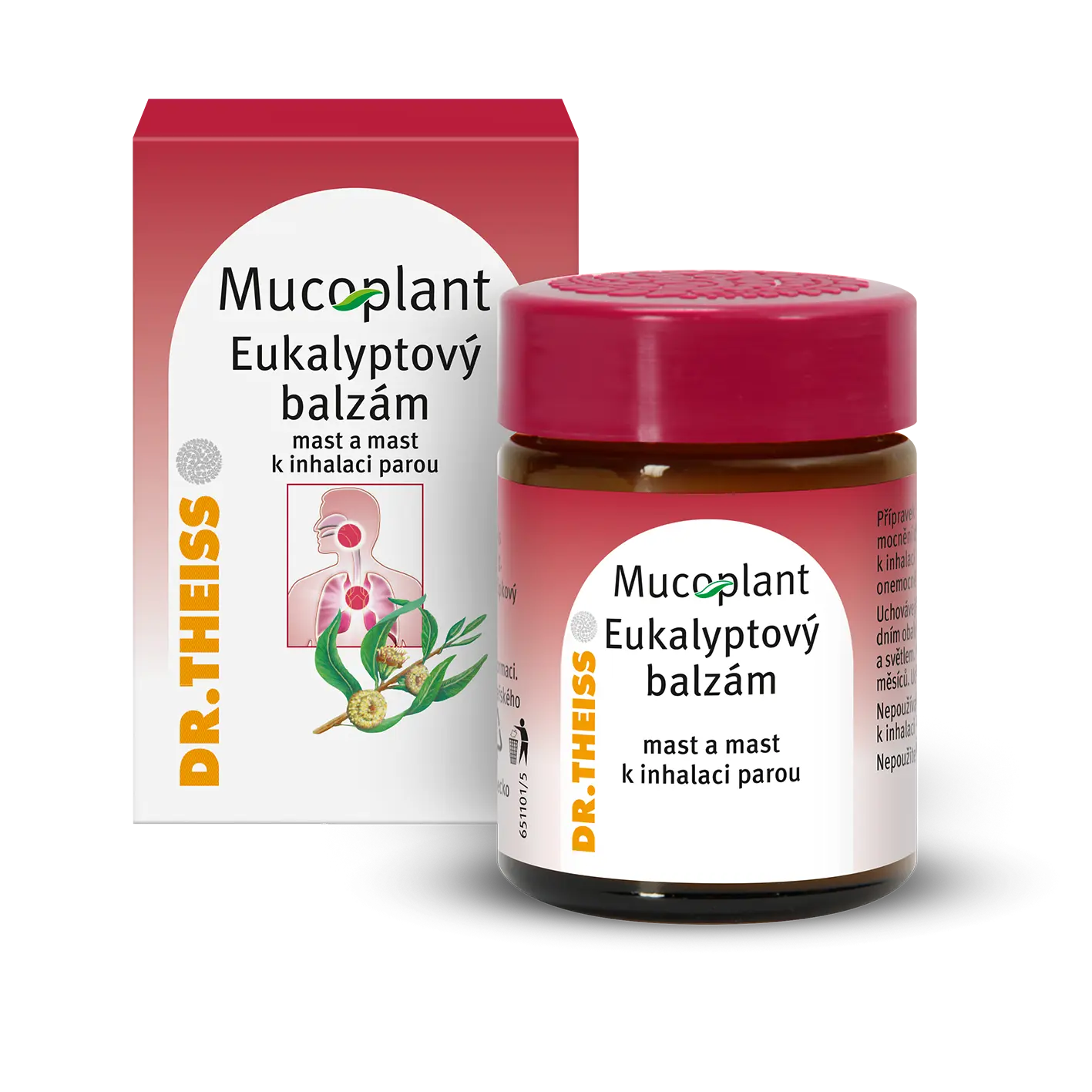 Mucoplant eukalyptový balzám drm.ung. 1 x 50 g