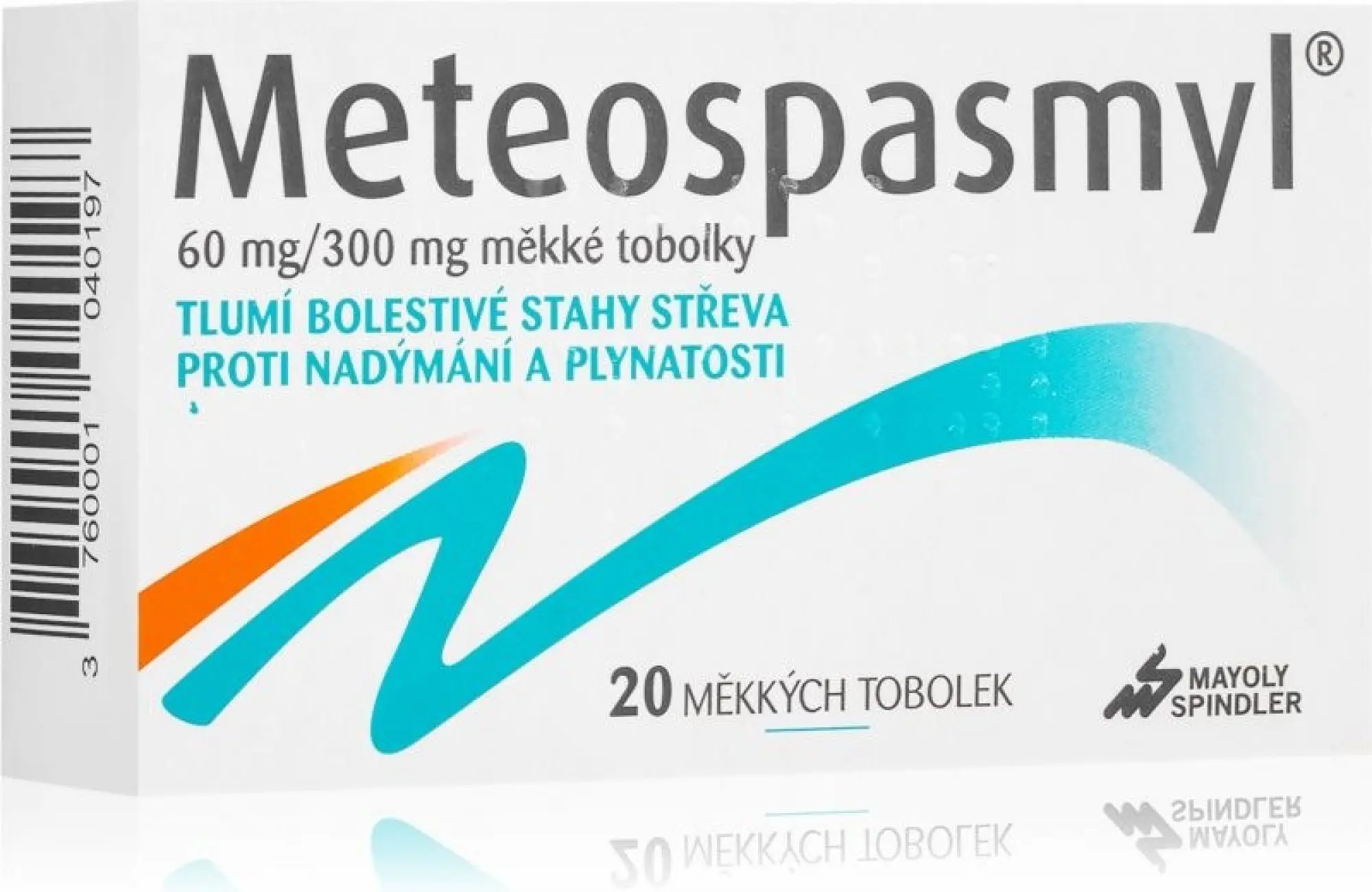 Meteospasmyl por.cps.mol. 20 x 60 mg/300 mg