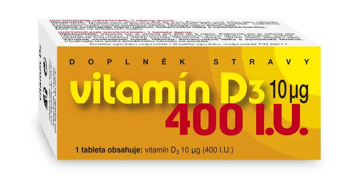 Naturvita Vitamín D3 400 I.U. 90 tablet