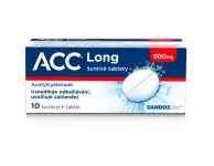 ACC® LONG 600 mg 10 šumivých tablet