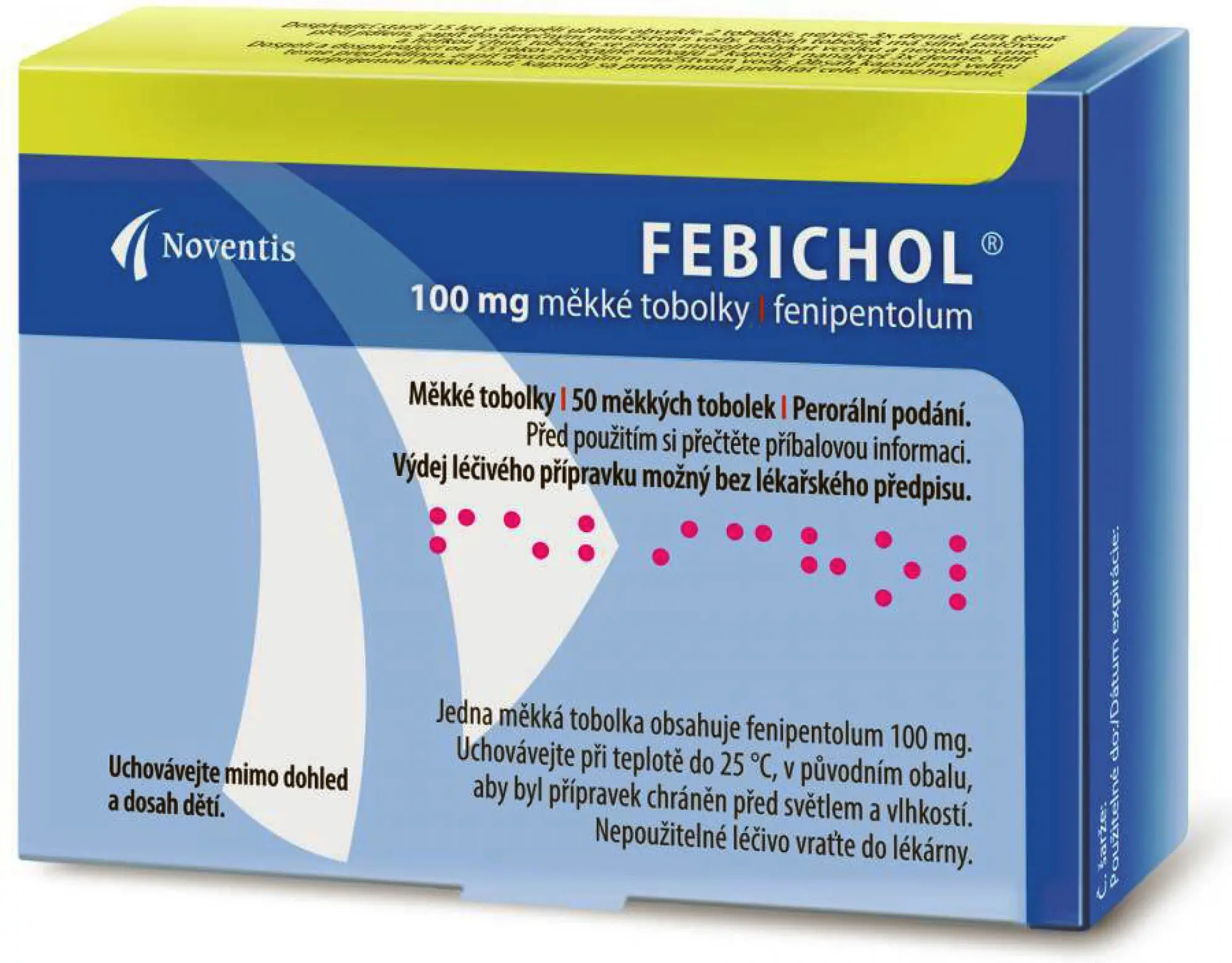 Febichol por.cps.mol. 50 x 100 mg