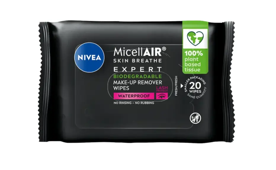 NIVEA MicellAir Expert odličovací micelární ubrousky 20 ks