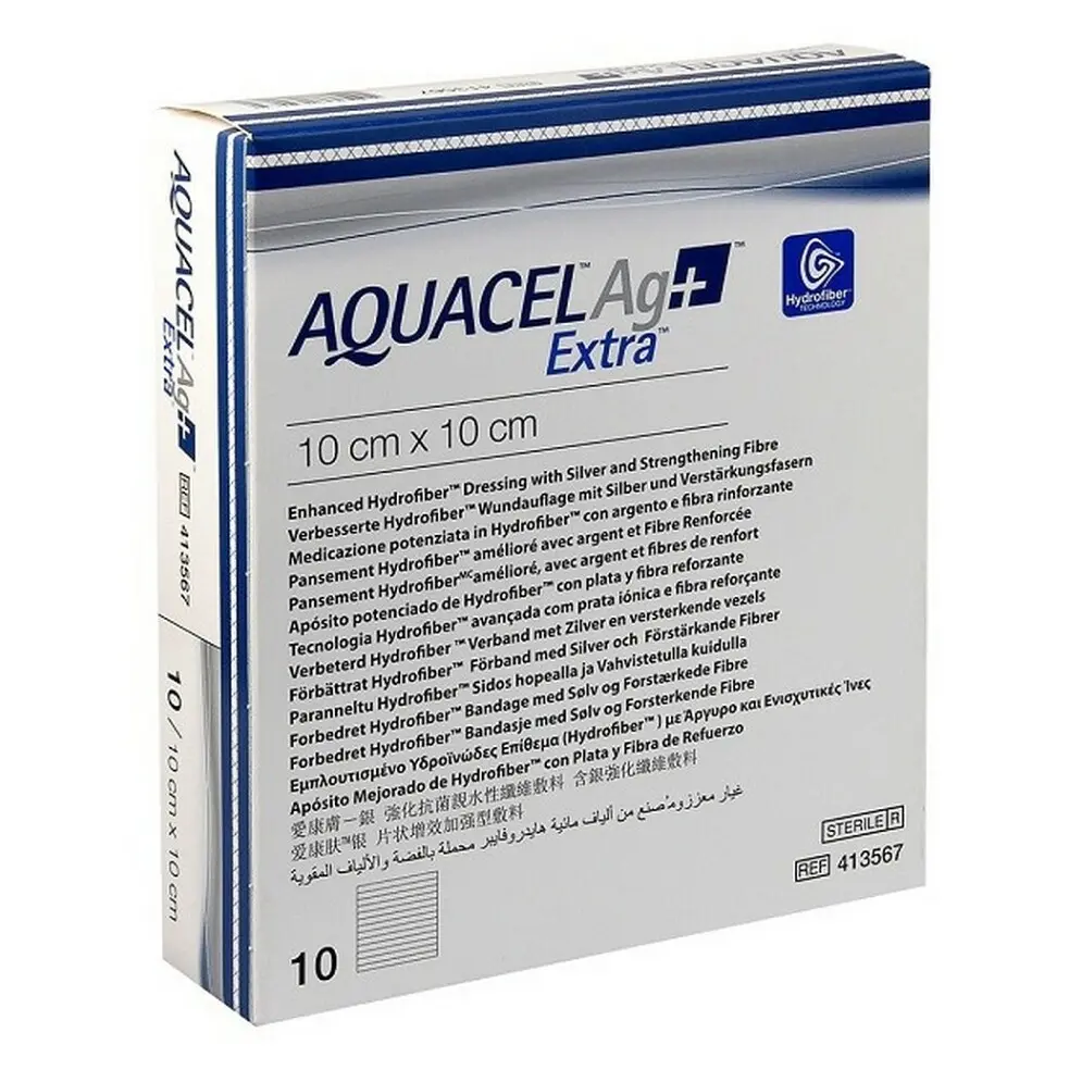 Convatec Aquacel Ag+ EXTRA 10 x 10cm 10 ks