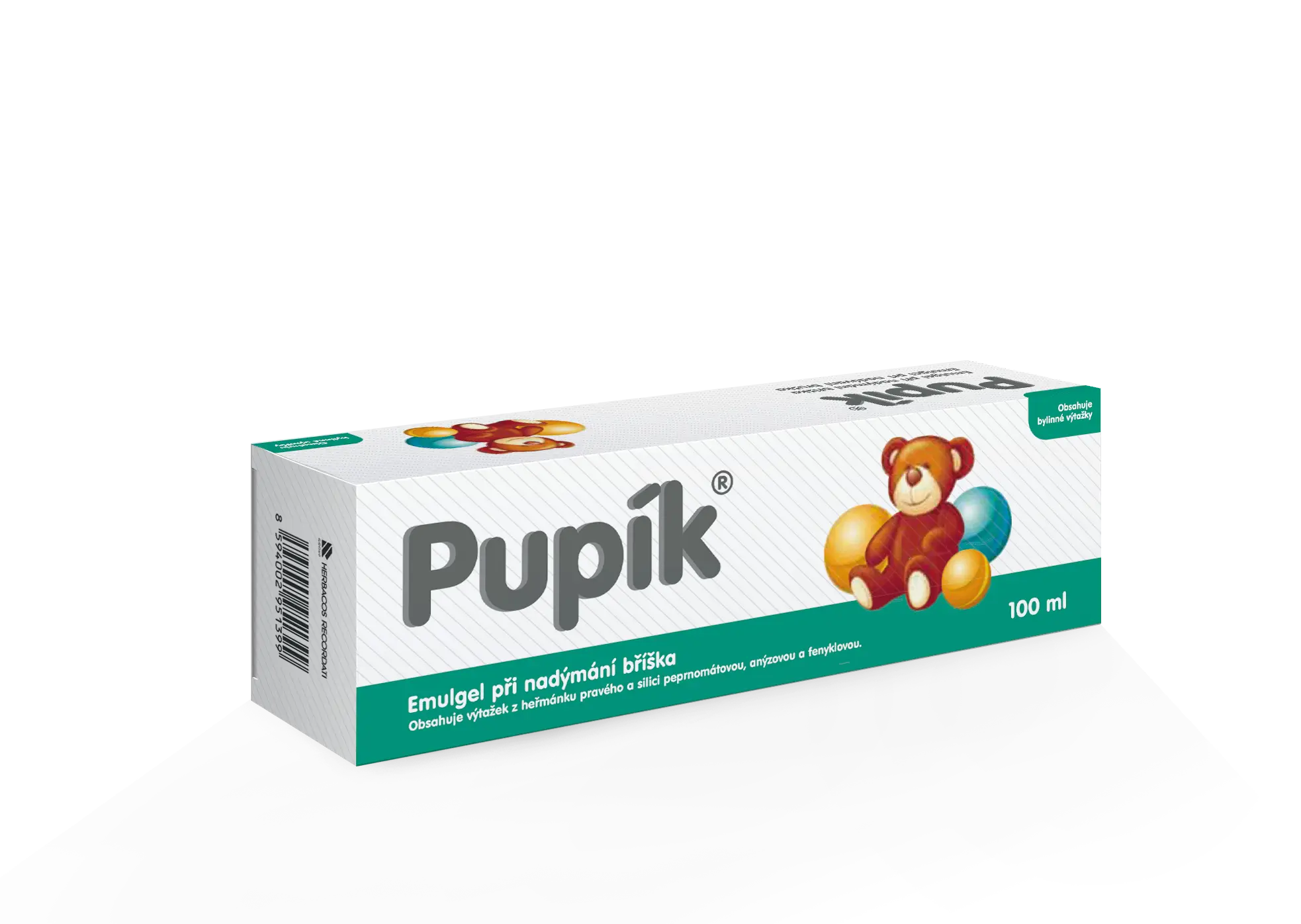 HBF dětský emulproti nadýmání gel Pupík 100 ml