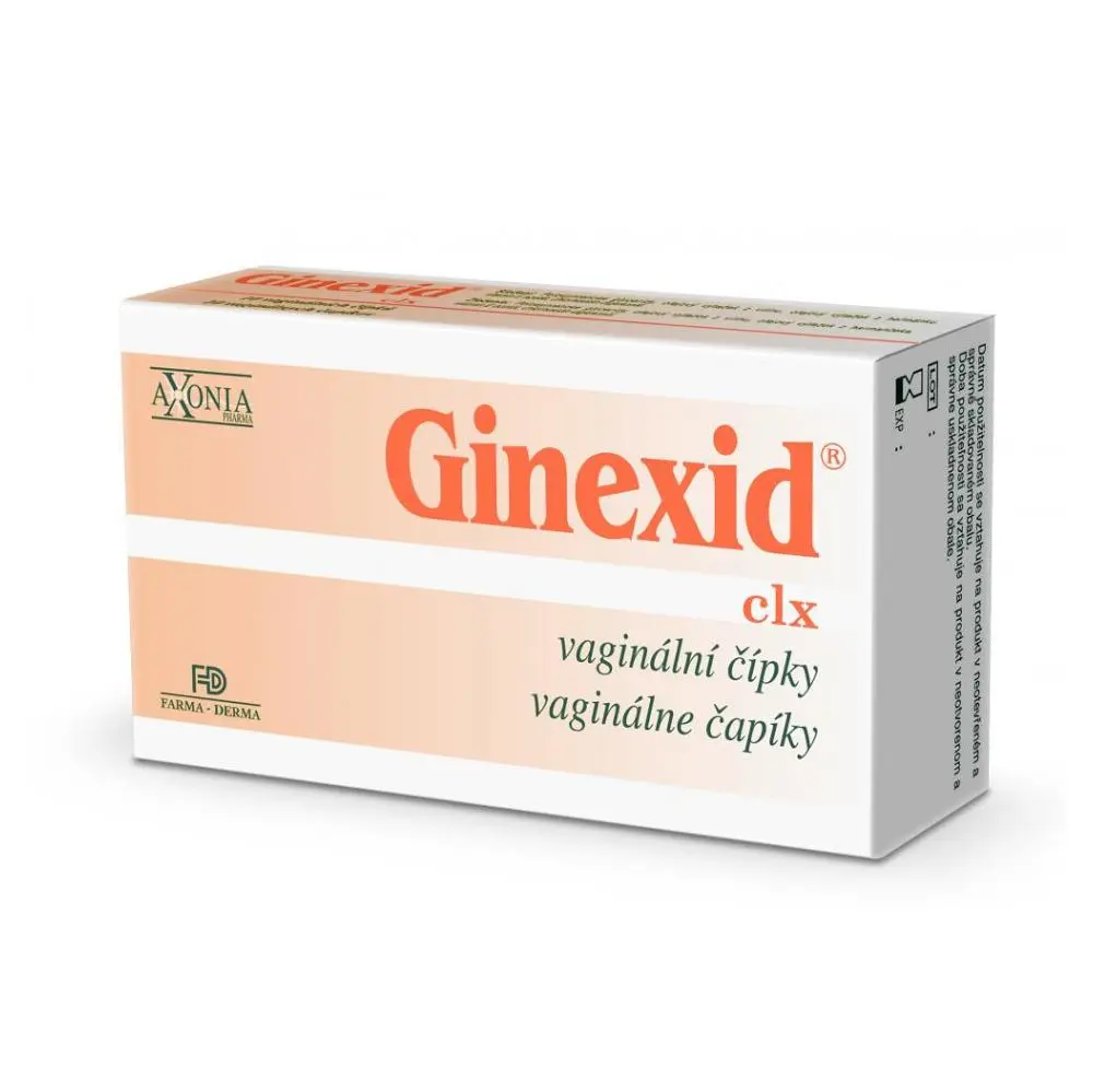 Ginexid vaginální čípky 10 x 2 g