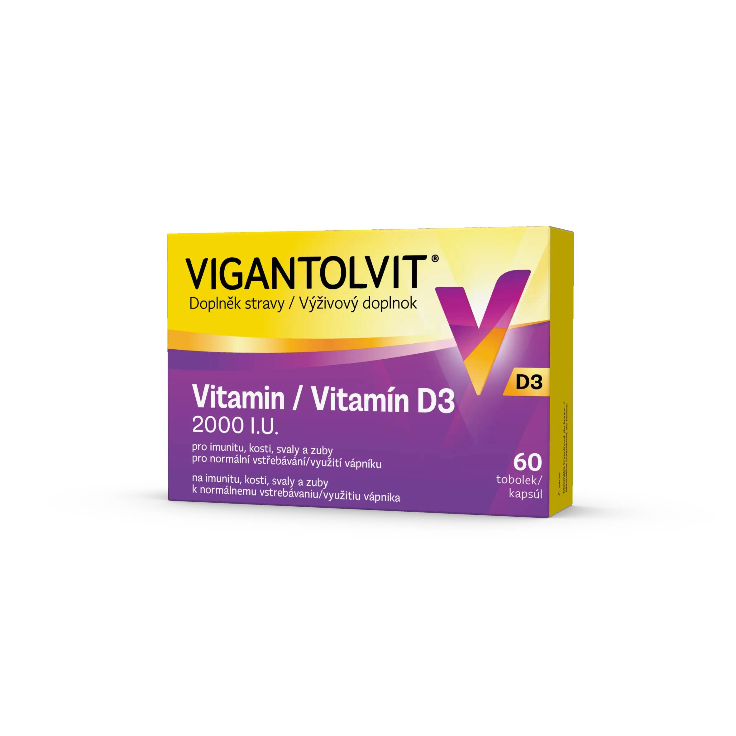 Vigantolvit D3 2000 I.U. 60 kapslí