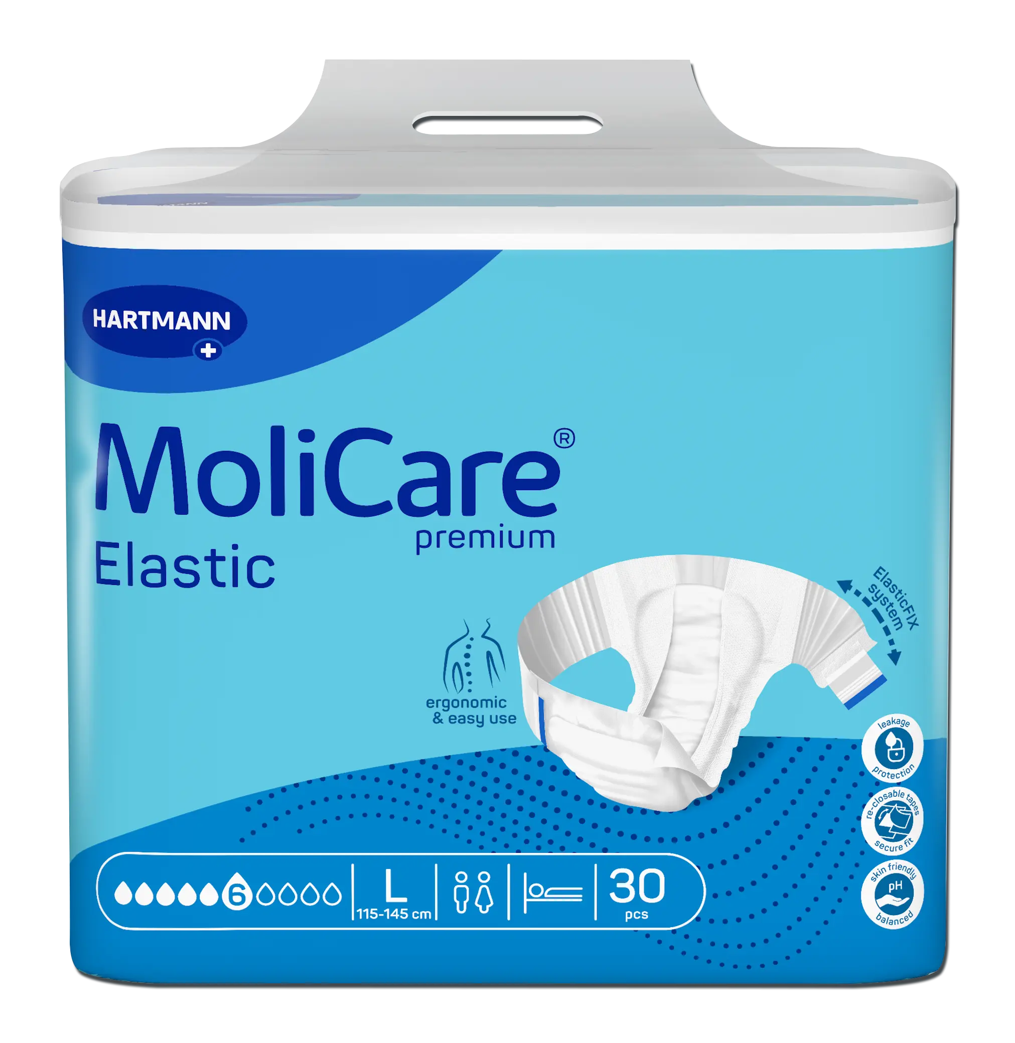 MoliCare Premium Elastic L 30 ks